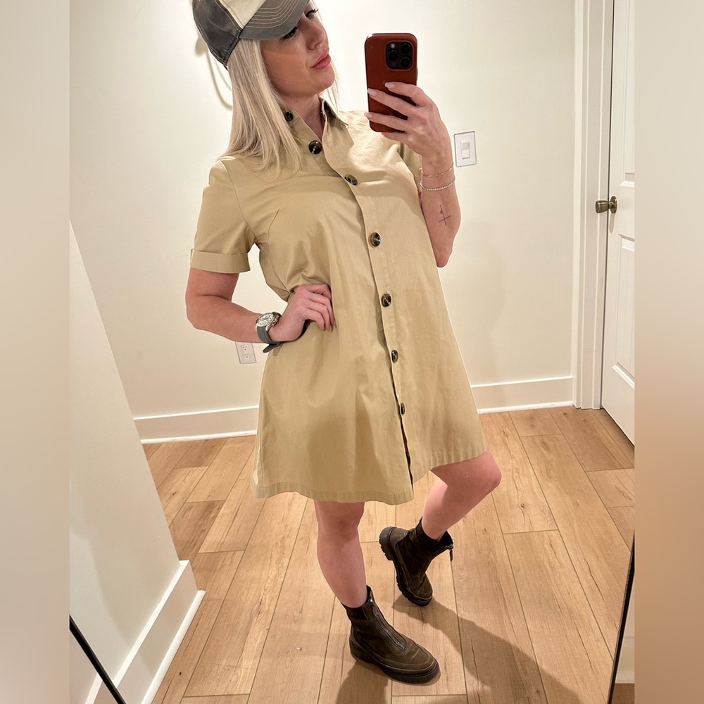 Button Up Shirt Dress